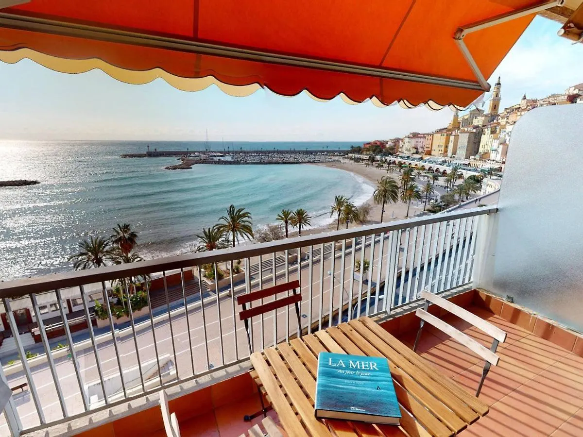 Appartement Spacieux Avec Terrasse Face Mer A Menton, Proche Plages Et Centre-Ville - Fr-1-196-327 شقة مينتون
